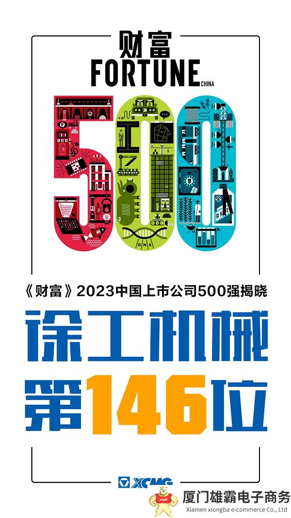 《财富》揭榜！徐工机械荣登2023中国上市公司500强