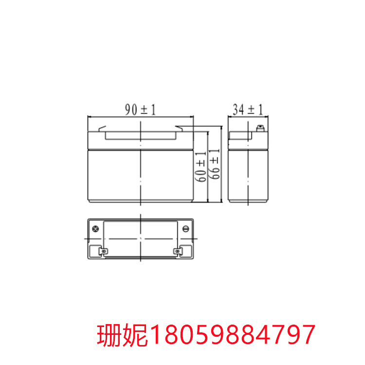 威达蓄电池HX4-3