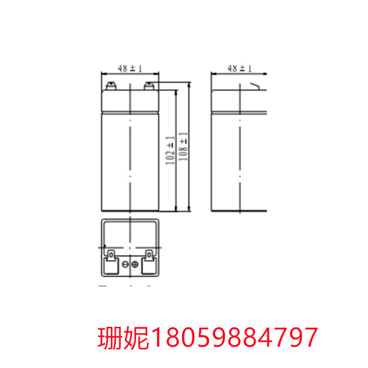 威达蓄电池HX4-4