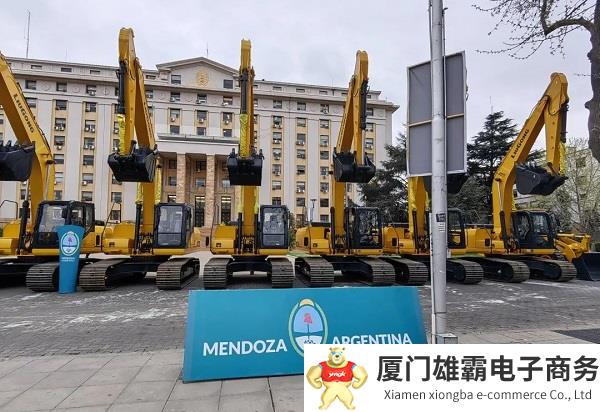 柳工挖掘机批量交付阿根廷Mendoza省政府