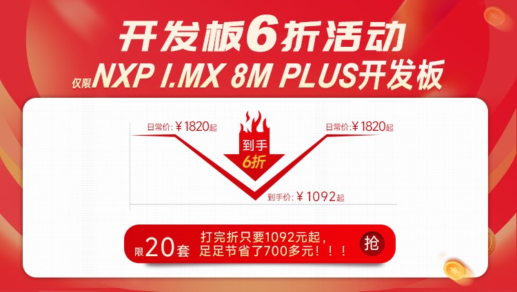 限量6折！米尔NXP i.MX 8M Plus开发板